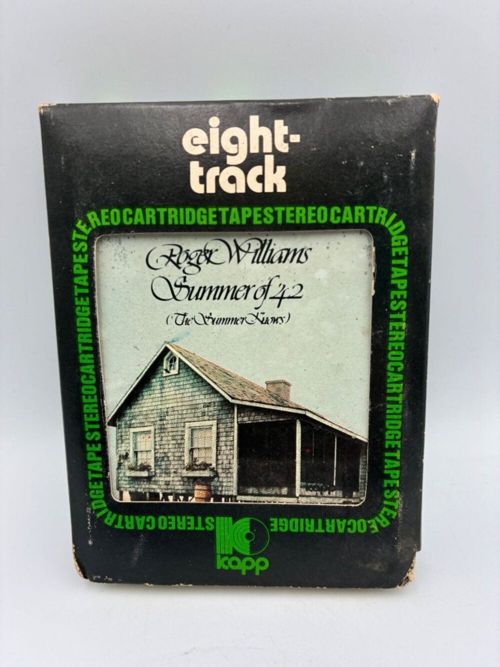 Roger Williams Summer Of 42 8-Track Cartridge Kapp Stereo KB-3650 Vintage Audio